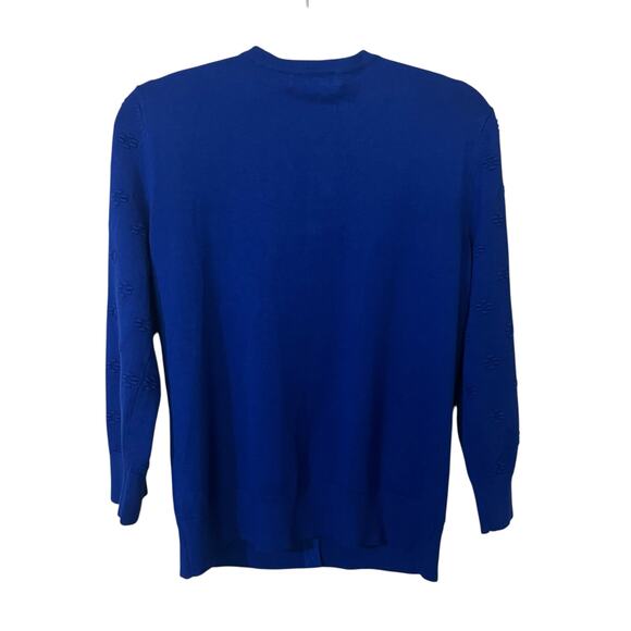 Cable & Gauge Women’s Cardigan Sweater Small Embroidered Prairie Cottagecore - Picture 2 of 9